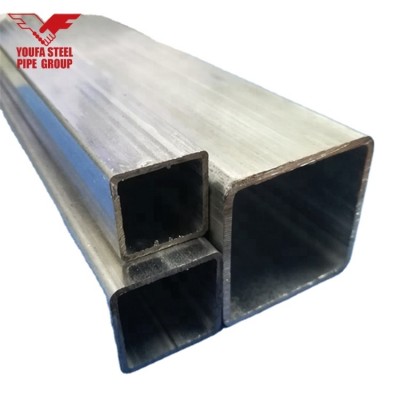 YOUFA free sample 40x40mm galvanized square steel pipe for construction