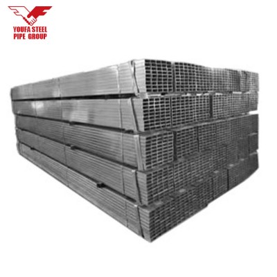 erw black square Steel Pipe shs  hollow section oiled surface