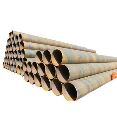 ASTM A252 GR.3  SSAW spiral welded black steel pipe