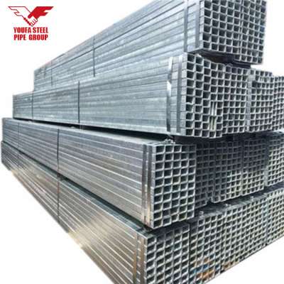 Galvanized Rectangular Steel Pipe ; Standard ASTM A500, BS EN10255 ,