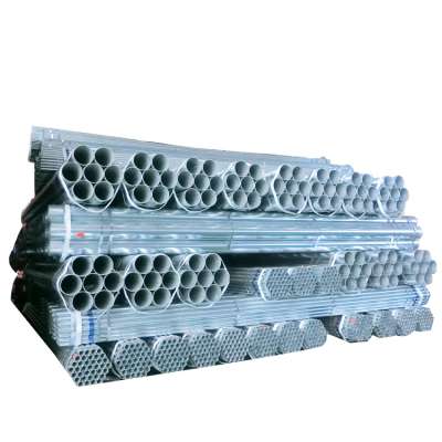 ASTM A53 GR.B mild hot dipped galvanized steel pipes with 550g Zinc coating