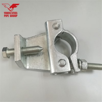 BS 1139 EN 74 Galvanized Girder Clamp with Drop Forged or Pressed 48.3mm