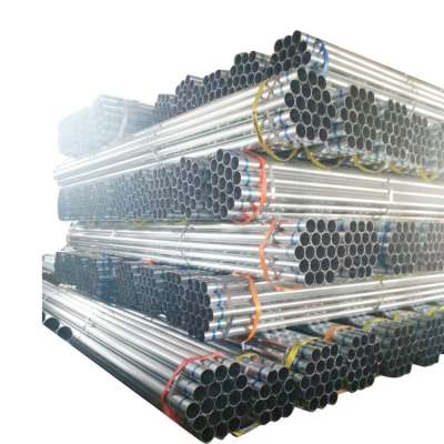 ASTM A53 GR.B mild hot dipped galvanized steel pipes with 300g Zinc coating